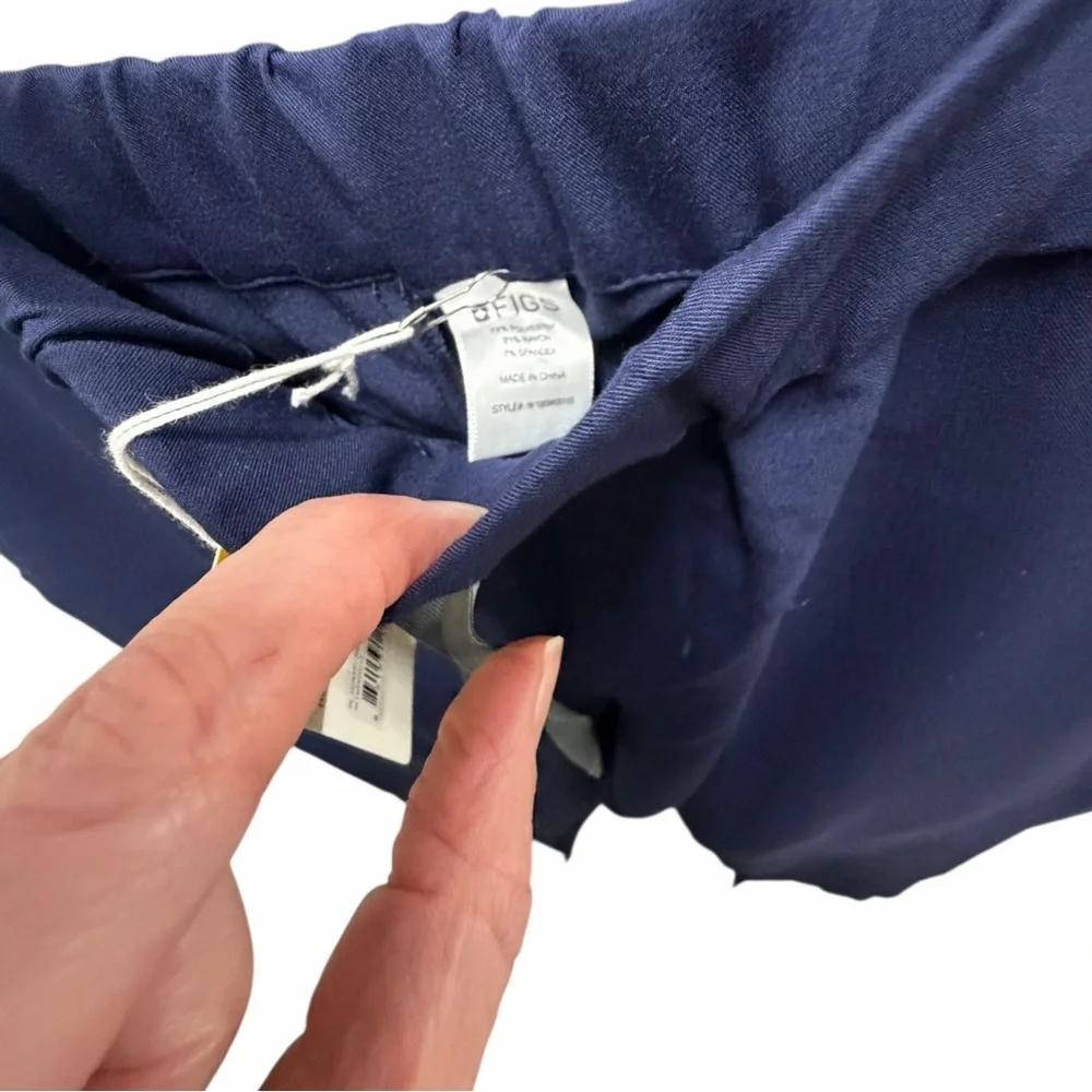 Figs Womens Dumay Skinny  Pants small Navy‎ NWT